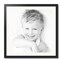 ArtToFrames 28x28" Matted Picture Frame with 24x24" Single Mat Photo Opening Framed in 1.25" Black and 2" Mat (FWM-3926-28x28)